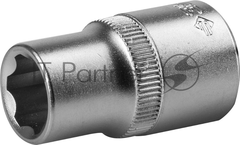 Торцовая головка ЗУБР Мастер (1/2), Cr-V, SUPER LOCK, хроматированное покрытие, 14 мм