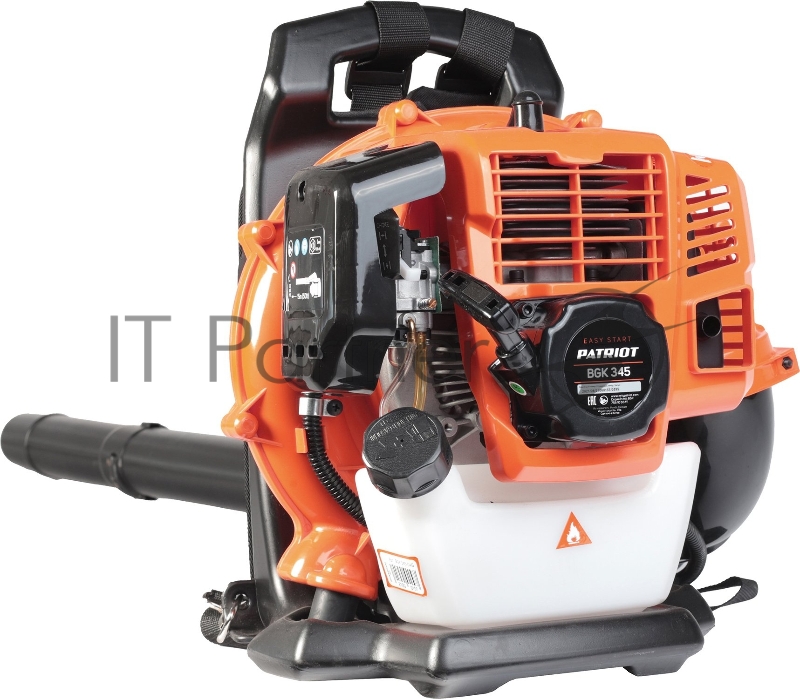 Воздуходувка бензиновая ранцевая PATRIOT BGK 345 (43сс, 2,5 л.с, 60м/сек, 870 м3/час, ремень-ранец)