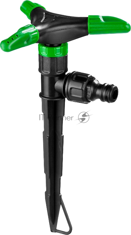 Полив круговой POCTOK РК-3 19 м2 3-х лепестковый, распылитель стационарный, пластиковый