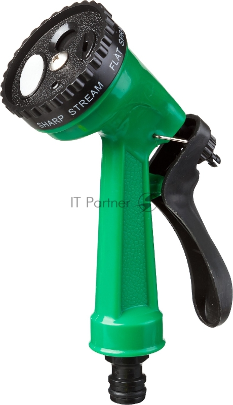 Пистолет поливочный пластиковый РОСТОК ПР-5, 5 режимов, курок сзади