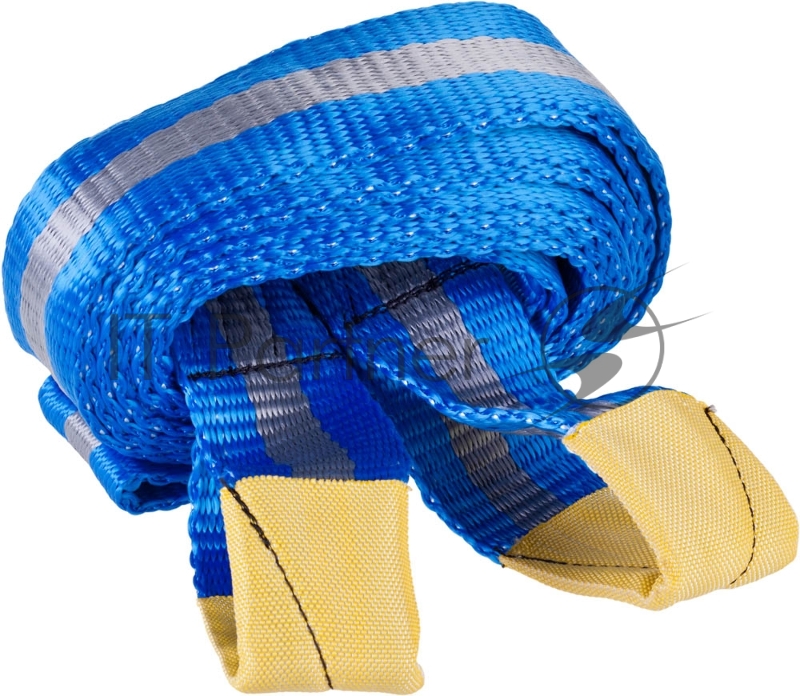 Трос буксировочный ЗУБР 61216-10 ЭКСПЕРТ 5м 10т 2 петли сумка