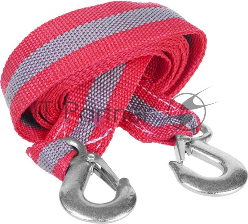 Трос буксировочный ЗУБР Мастер, 2 крюка, сумка, 4м, 5т