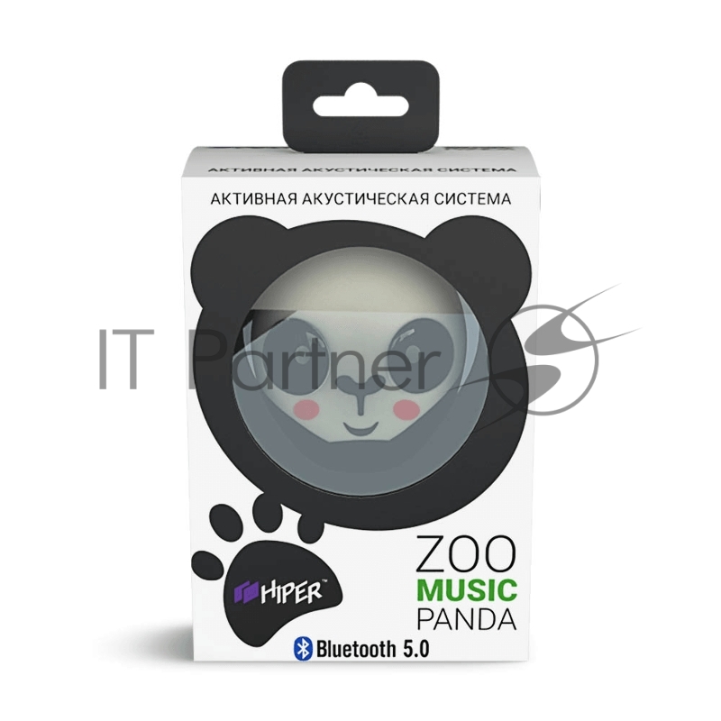 Акустическая система HIPER Портативная акустическая система Bluetooth Speaker HIPER ZOO Music Panda, Панда