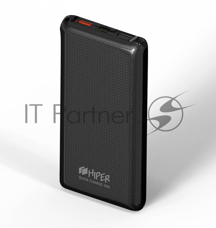 Мобильный аккумулятор Hiper Quick 10000 Li-Pol 10000mAh 2.4A+2.4A+2.4A+2.4A черный 4xUSB