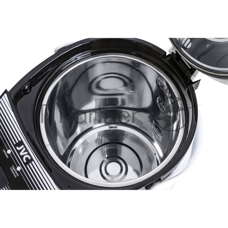 Термопот электрический, электронное управление, объем 5л, мощность 900 Вт, функция повторного кипячения, 2 способа подачи воды: автоматический и касанием чашки, вращение корпуса на 360 градусов, внутреннее покрытие 304 сталь.