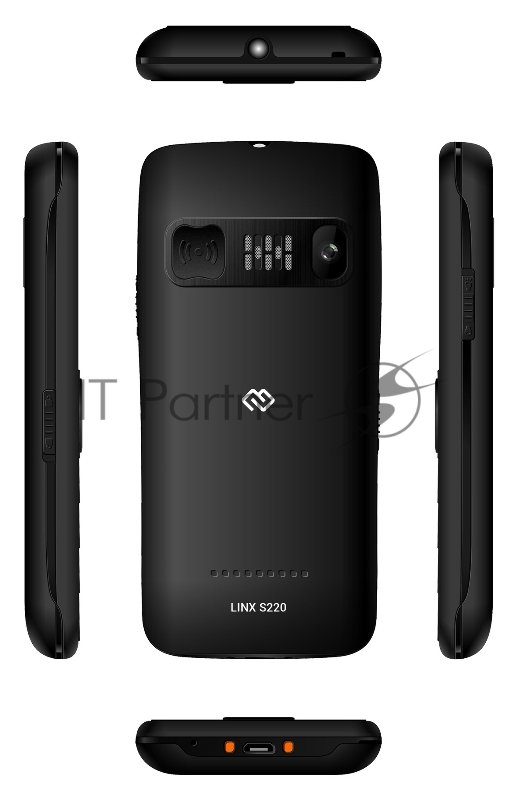 Мобильный телефон Digma S220 Linx 32Mb черный моноблок 2Sim 2.2 220x176 0.3Mpix GSM900/1800 MP3 FM microSD max32Gb