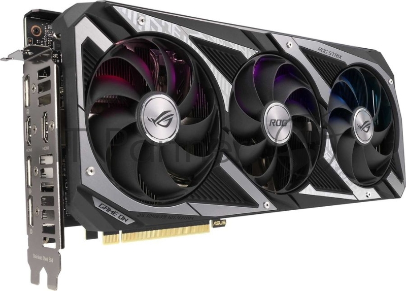 Видеокарта Asus ROG-STRIX-RTX3060-O12G-V2-GAMI LHR RTX 3060 12Gb OC (192bit/GDDR6/2xHDMI/3xDP/RTL)