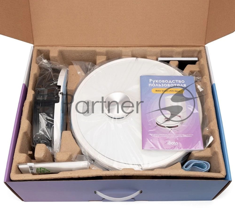 Пылесос-робот iBoto Smart L925W Aqua + Станция самоочистки 30Вт белый