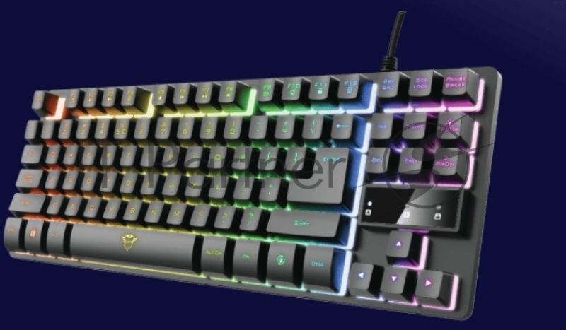 Клавиатура игровая с подсветкой Trust GXT833 THADO (арт. 23724)