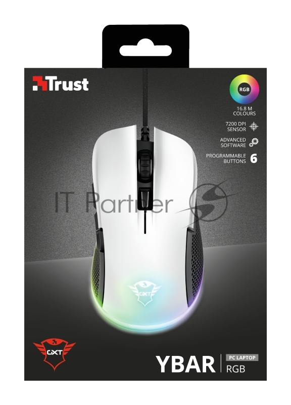 Мышь игровая Trust GXT 922w YBAR(арт.24485)