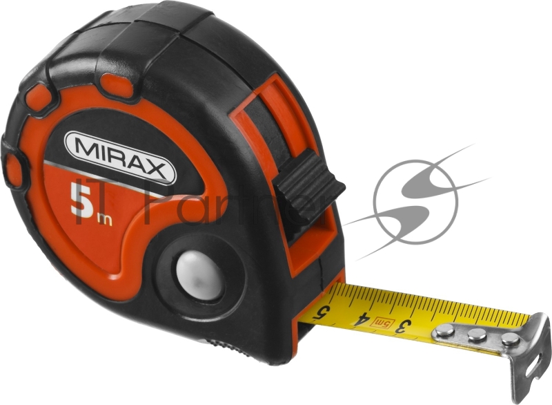 Рулетка MIRAX RX-3 5м / 25мм в двухкомпонентном пластиковом корпусе