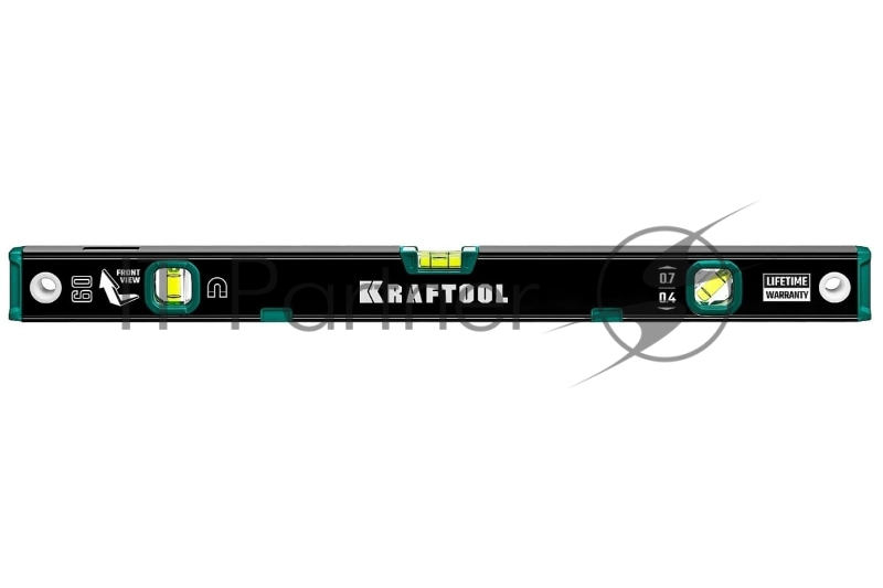 Магнитный уровень с зеркальным глазком Kraftool 600 мм