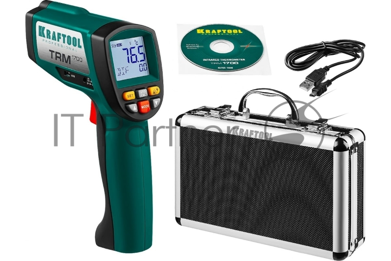 Пирометр инфракрасный KRAFTOOL TRM-1700, -30°С +1650°С