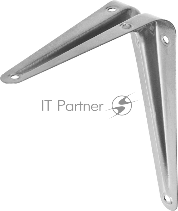 Уголок-кронштейн STAYER MASTER, 125х100мм, серый