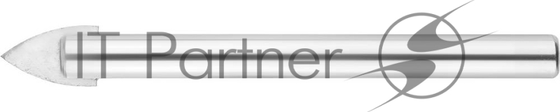 Сверло по кафелю, керамике, стеклу, с двумя режущими лезвиями, цилиндрический хвостовик, 10 мм, URAGAN 29830-10