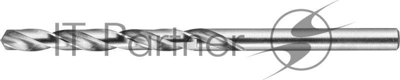 Сверло по металлу, ЗУБР 4.7х80мм, сталь Р6М5, класс А
