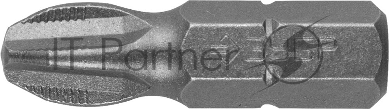 Биты ЗУБР Мастер кованые, хромомолибденовая сталь, тип хвостовика C 1/4, PH3, 25мм, 2шт