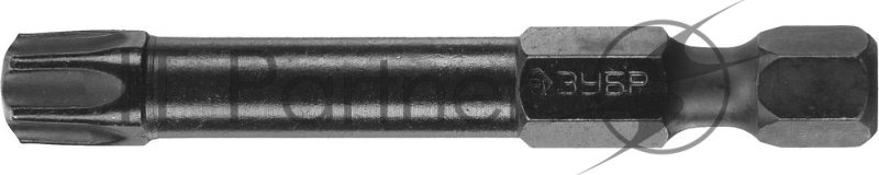 Биты ЗУБР ПРОФИ TORX, тип хвостовика E 1/4, T40, 50мм, 2шт, на карточке