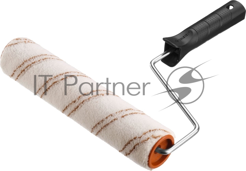 Валик малярный ОПТИМА-МИКРОТЕКС, пропитки и средства защиты древесины, микрофибра, ворс 7 мм, бюгель 6 мм, 40х180мм, ЗУБР