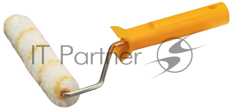 Мини-валик GIRPAINT ПОЛИАКРИЛ малярный в сборе, ворс 10мм, бюгель 6мм, 15х160мм, STAYER Master