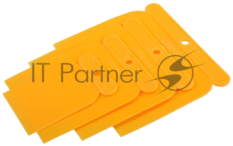 Набор шпателей STAYER ЯПОНЧИК, пластмассовые, 4шт: 50, 80, 100, 120мм