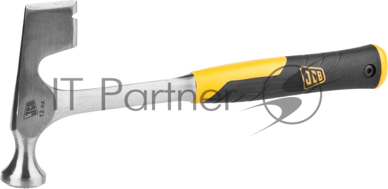 Молоток-топорик JCB цельнокованый, двухкомпонентная виброгасящая рукоятка, 340г