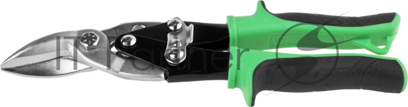 Ножницы JCB по металлу рычажные, хромованадиевая сталь, двухкомпонентная ручка, правые, 250мм