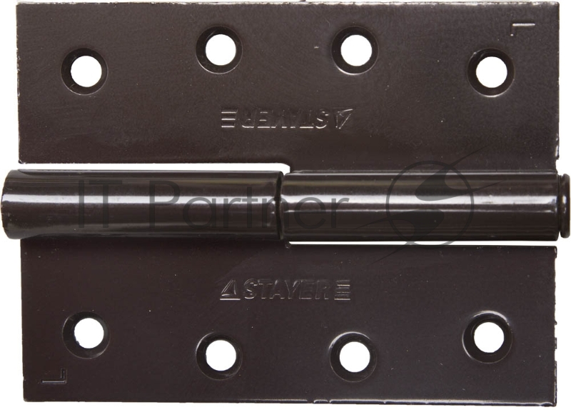 Петля дверная STAYER MASTER разъемная, цвет коричневый, левая, 100мм