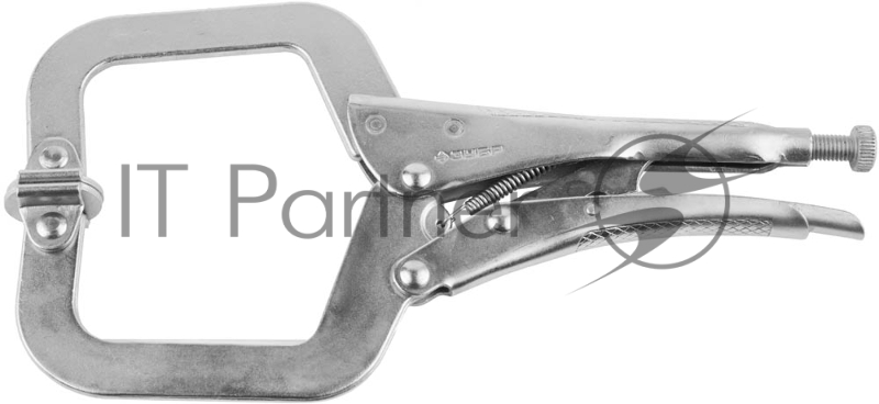 Зажим ЗУБР ЭКСПЕРТ ручной, специальный,точечный с подвижными губками, для деталей различных форм, 280мм