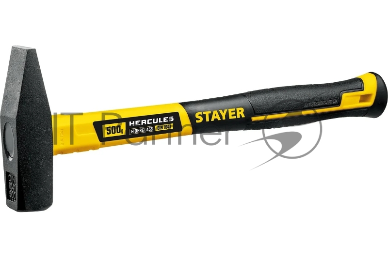 Молоток слесарный с фиберглассовой рукояткой STAYER Hercules 500 г