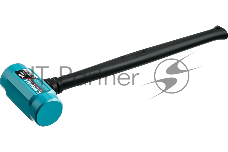 Цельностальная кувалда с удлинённой рукояткой СИБИН 10 кг 720 мм