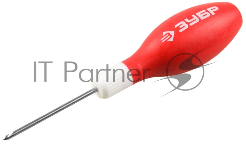 Шило ЗУБР Мастер сапожное, эргономичная обрезиненная рукоятка, длина 60мм, d 3мм