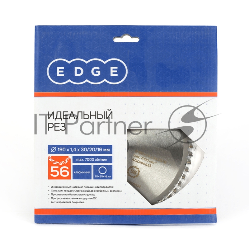 Диск EDGE by PATRIOT пильный по алюминию 190x56x30/20/16
