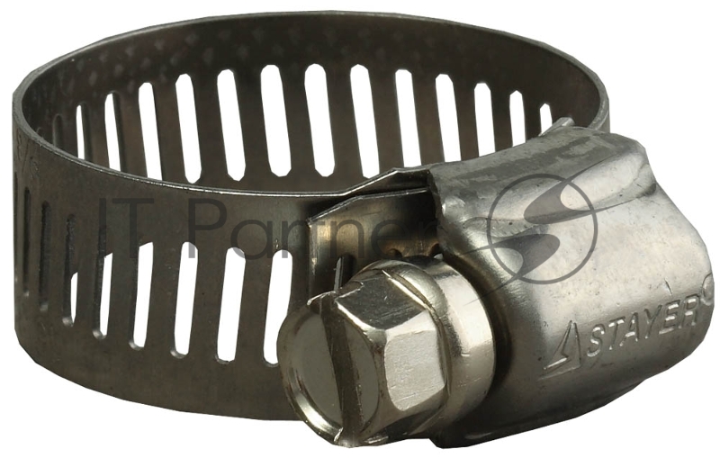 Хомуты нержавеющие, ширина ленты 12.7 мм, 92-110мм, 50шт, STAYER Professional