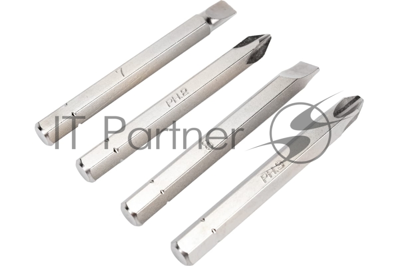 Биты для ударной отвертки 4 шт 75 мм, KRAFTOOL