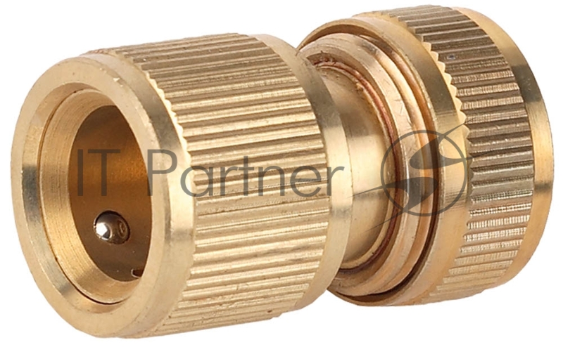 Соединитель быстросъёмный для шланга GRINDA EXPERT 1/2, с автостопом, из латуни