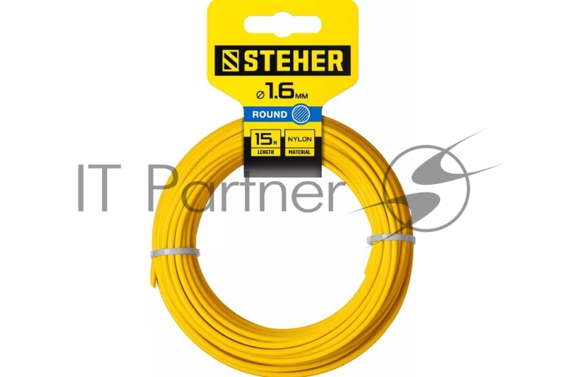 Леска для триммера КРУГ 1.6 мм 15 м STEHER