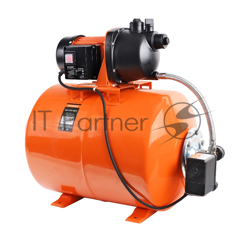 Насосная станция PATRIOT PW 1200-50 P, пластик, 50 л, 1200 вт.