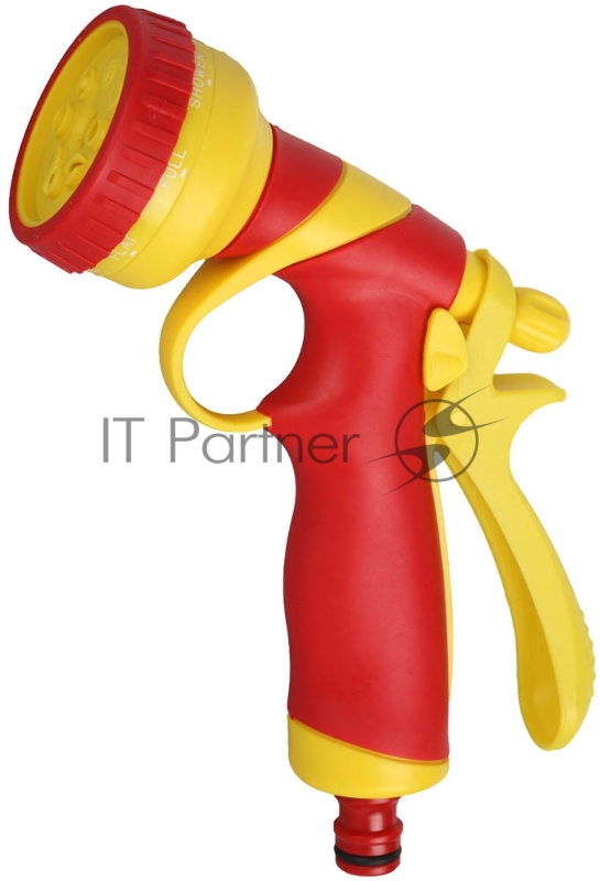 Пистолет поливочный GRINDA T-8C, 8 режимов, курок сзади, пластиковый с TPR