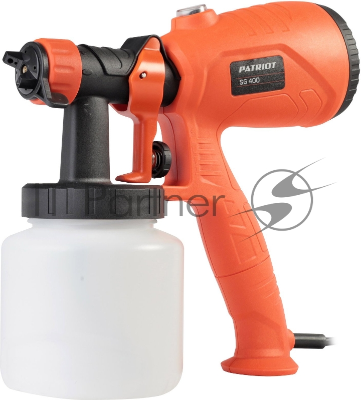 Краскопульт электрический PATRIOT SG 400, 400Вт, 500 мл/мин., Сопло: 2,5 мм.