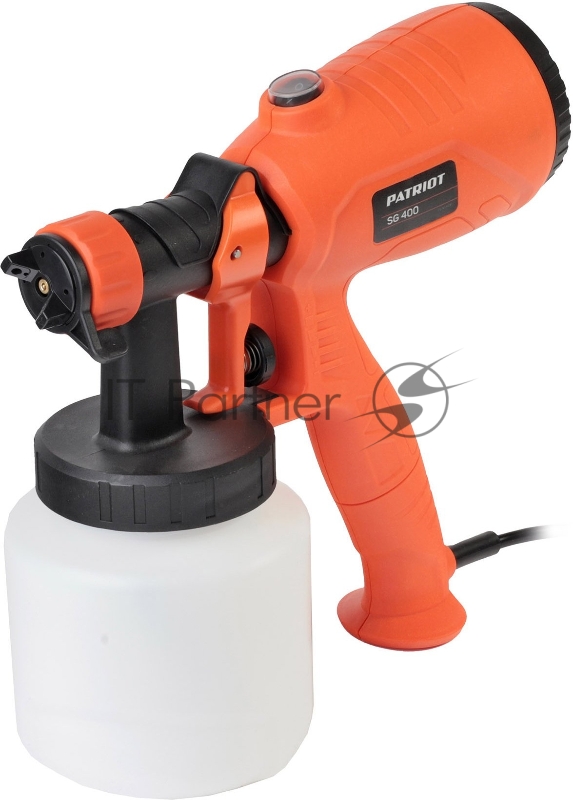 Краскопульт электрический PATRIOT SG 400, 400Вт, 500 мл/мин., Сопло: 2,5 мм.