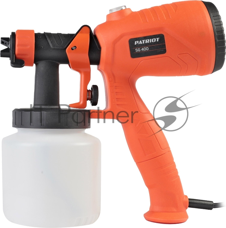Краскопульт электрический PATRIOT SG 400, 400Вт, 500 мл/мин., Сопло: 2,5 мм.