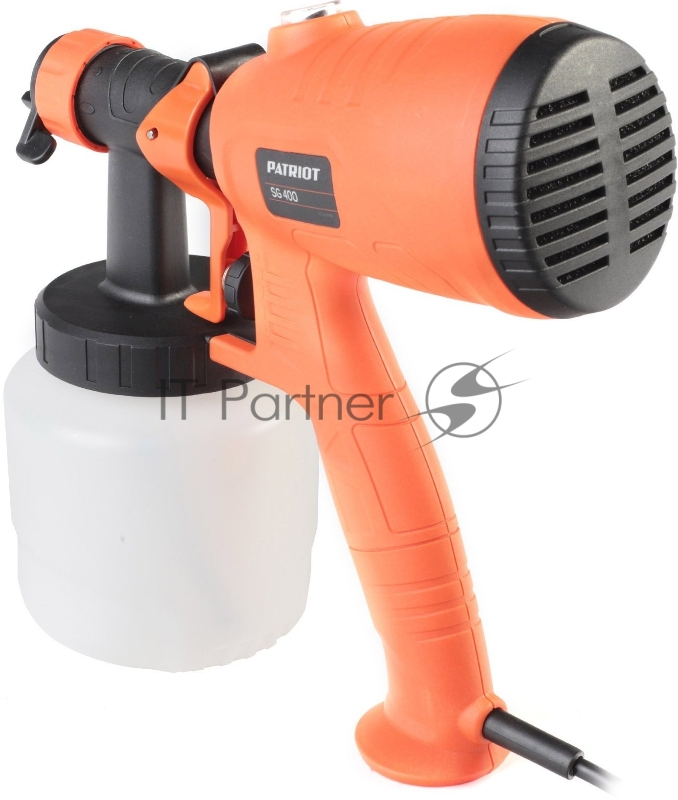 Краскопульт электрический PATRIOT SG 400, 400Вт, 500 мл/мин., Сопло: 2,5 мм.