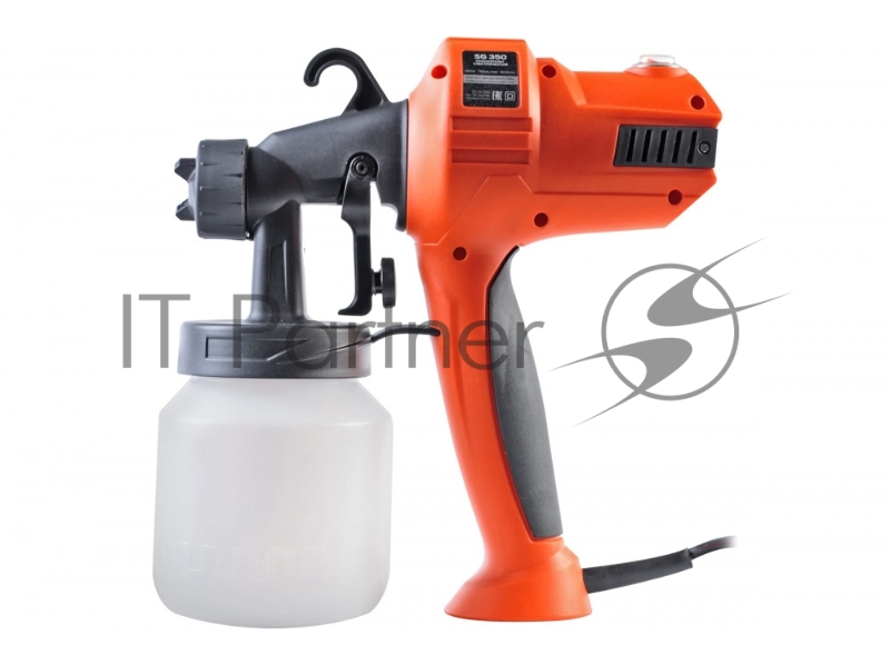 Краскопульт электрический PATRIOT SG 350. 450Вт., 740 мл/мин., Сопло: 2,6 мм.