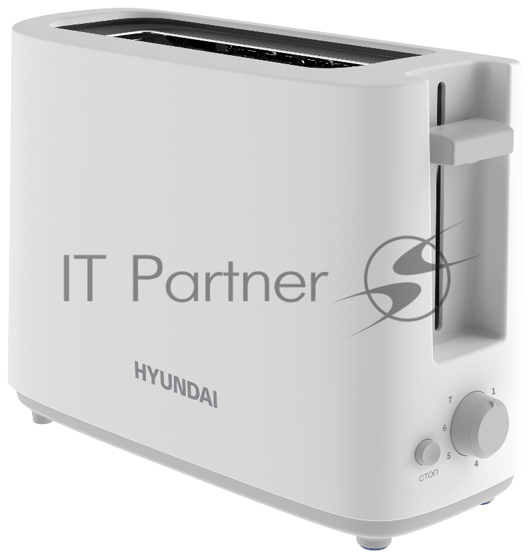 Тостер Hyundai HYT-8006 700Вт белый/серый