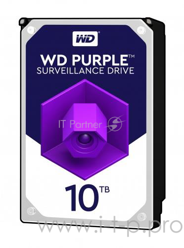 Жесткий диск 10TB WD Purple (WD101PURZ) {Serial ATA III, 5400- rpm, 256Mb, 3.5