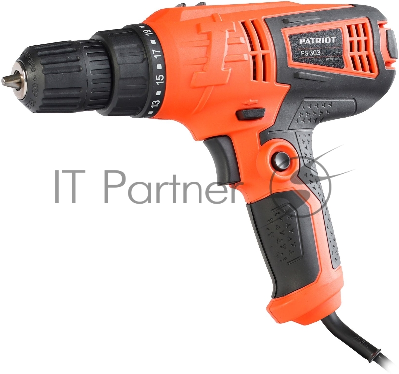 Дрель-шуруповерт Patriot FS 303 330Вт патрон:быстрозажимной (кейс в комплекте)