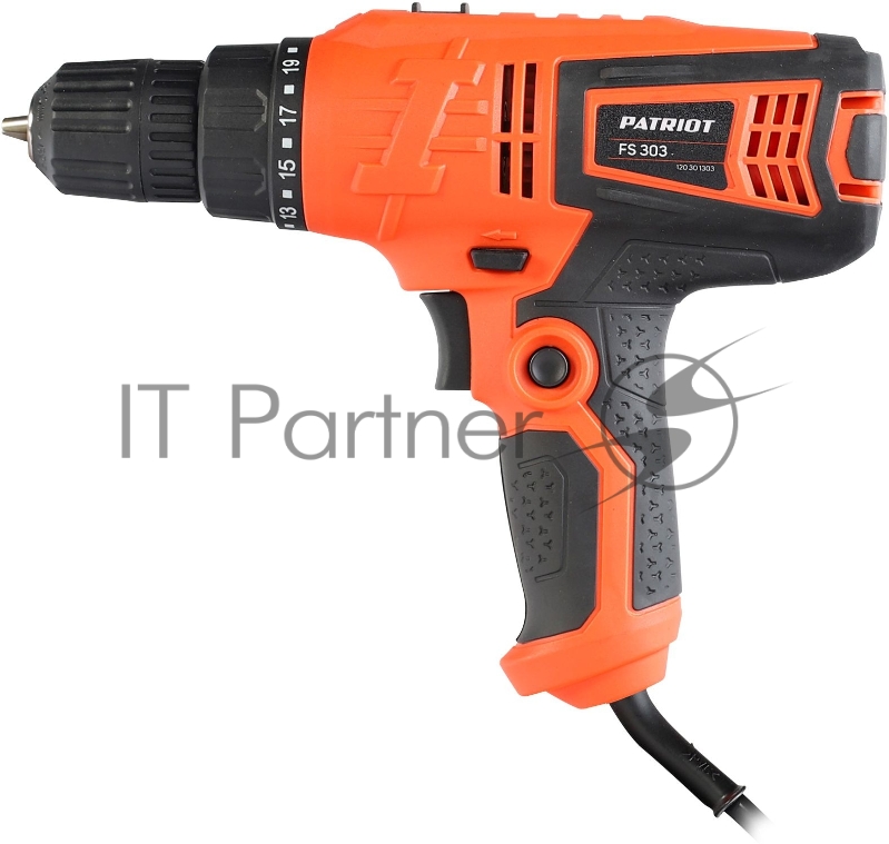 Дрель-шуруповерт Patriot FS 303 330Вт патрон:быстрозажимной (кейс в комплекте)
