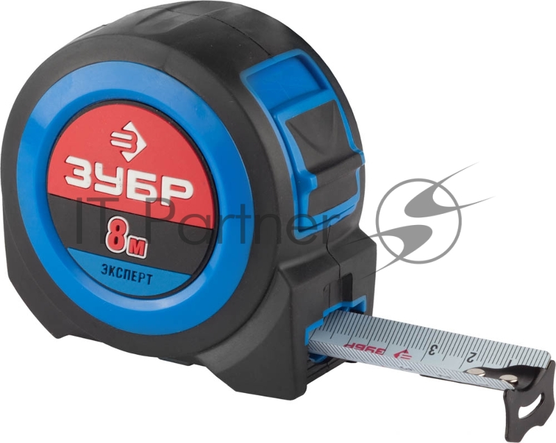 Рулетка ЗУБР ЭКСПЕРТ 8м / 27мм мощная профессиональная со сверхшироким полотном