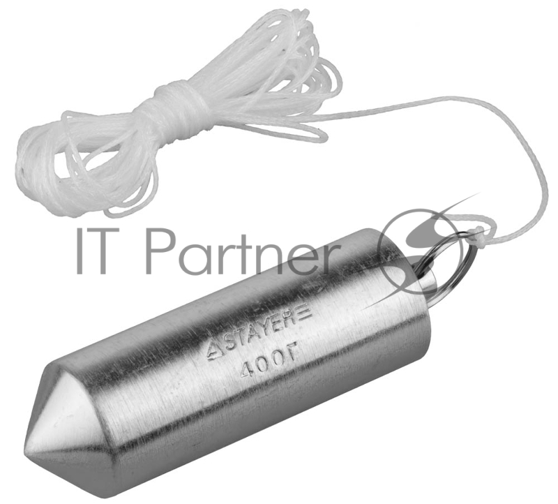 Отвес STAYER MASTER строительный со шнуром, 400г